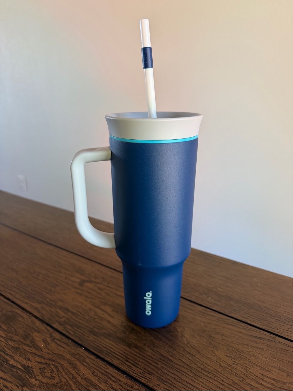 Owala 40oz Straw Stainless Steel Tumbler Navy Blue